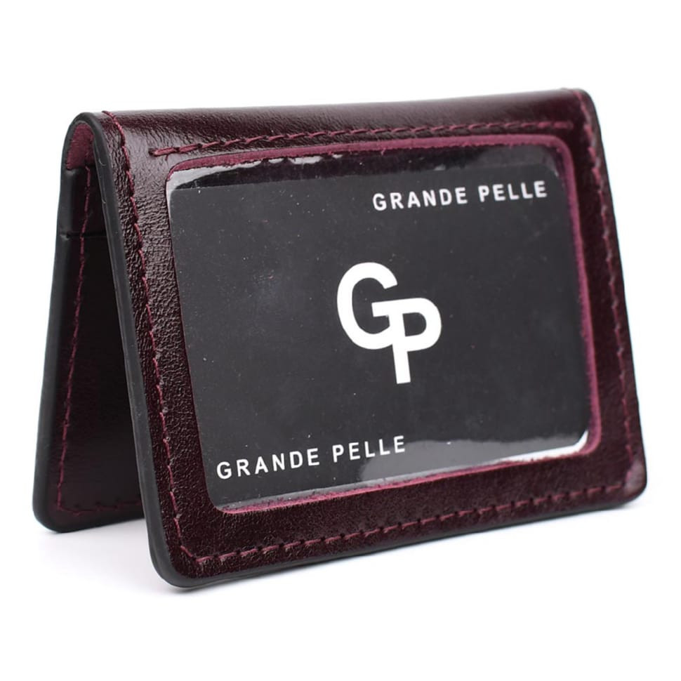 Обложка на ID паспорт автодокументы права бордо Grande Pelle 211361 — 2