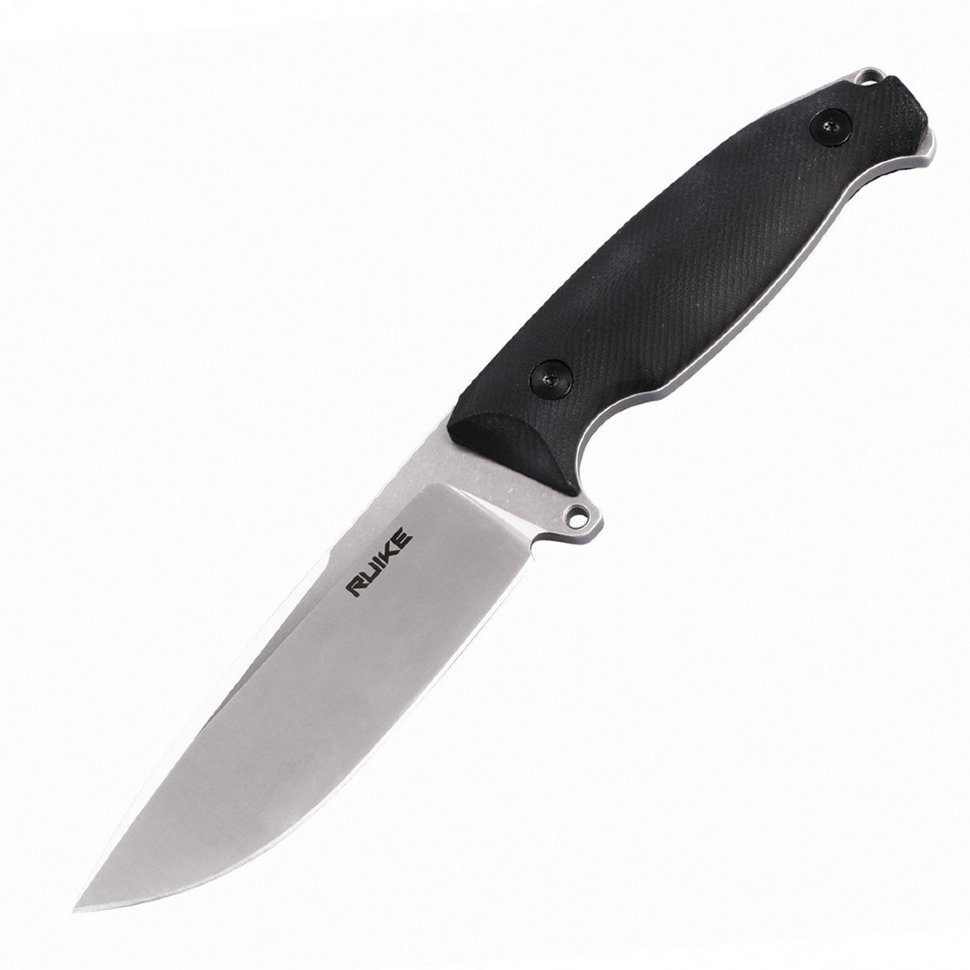 Ніж фіксований мисливський Ruike Jager F118-B, (11 см) 14C28N / G10 чорний