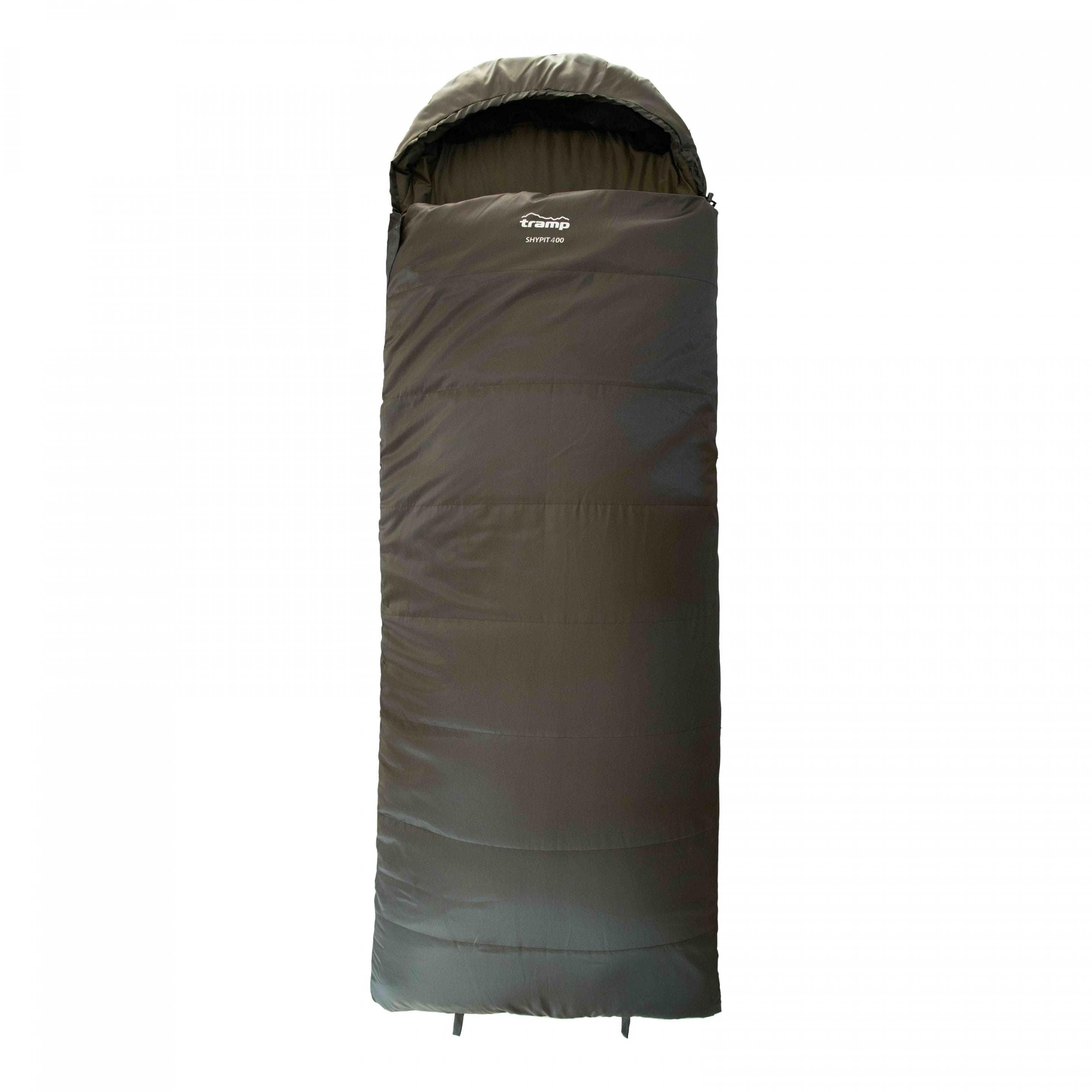 Спальный мешок Tramp Shypit 400 одеяло с капюшом левый olive 220/80 UTRS-060R