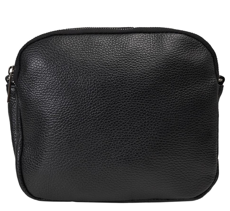 Кожаная женская сумка Virginia Conti Italy - VC02807black — 4