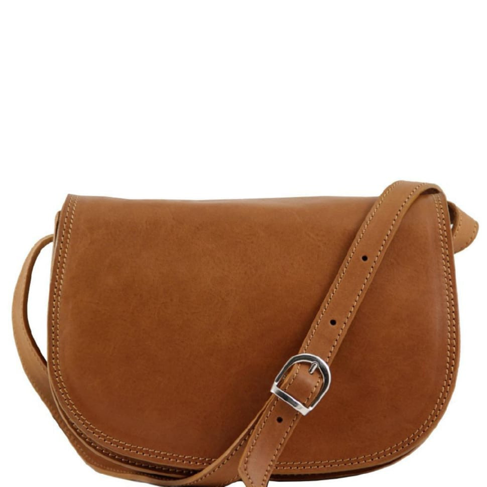 Женская кожаная сумка  Leather Isabella Tuscany TL9031 (Табачный) — фото 1