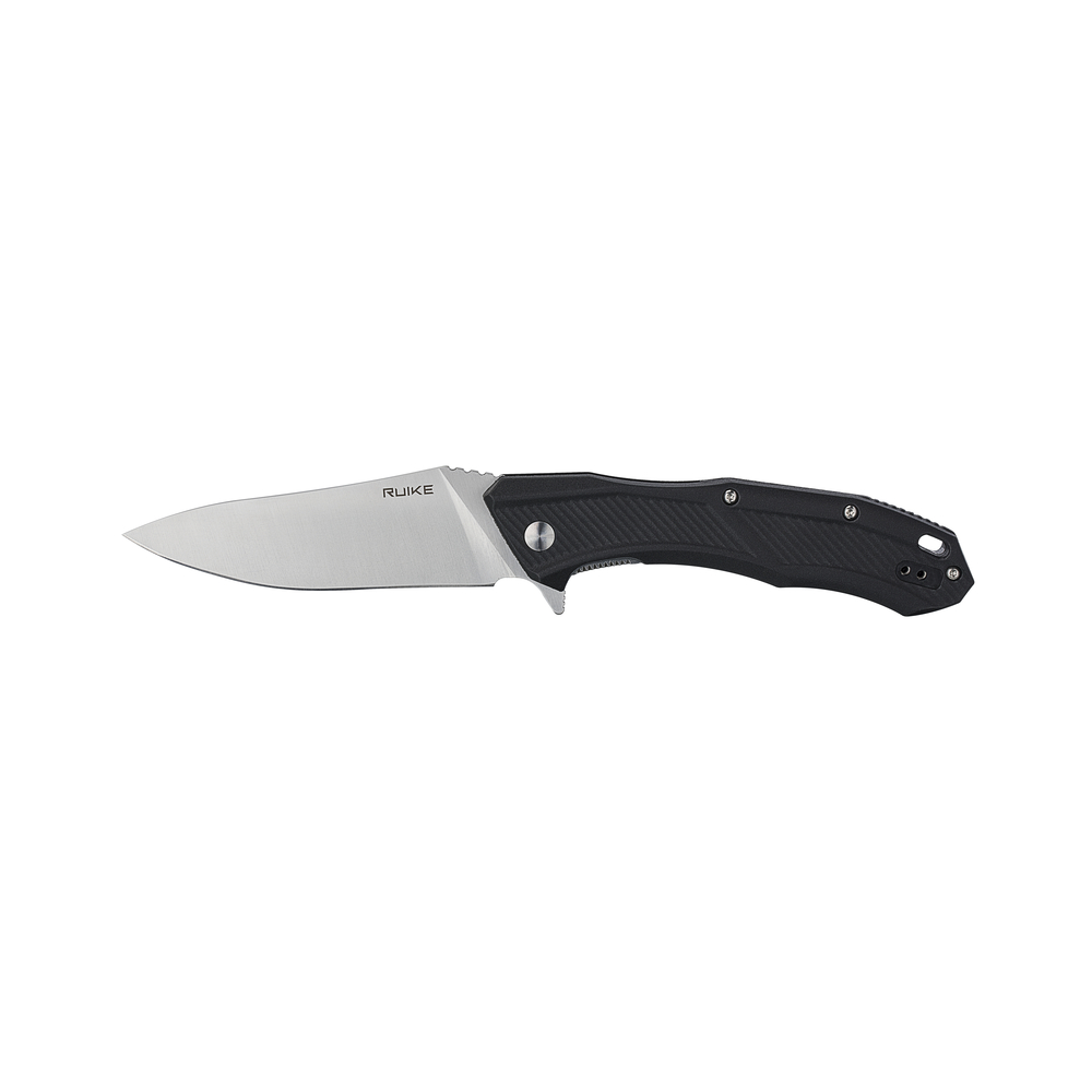 Ніж складаний туристичний Ruike D198-PB, (9.8 см) 8Cr13Mov / PA66 GF-35 чорний — 2