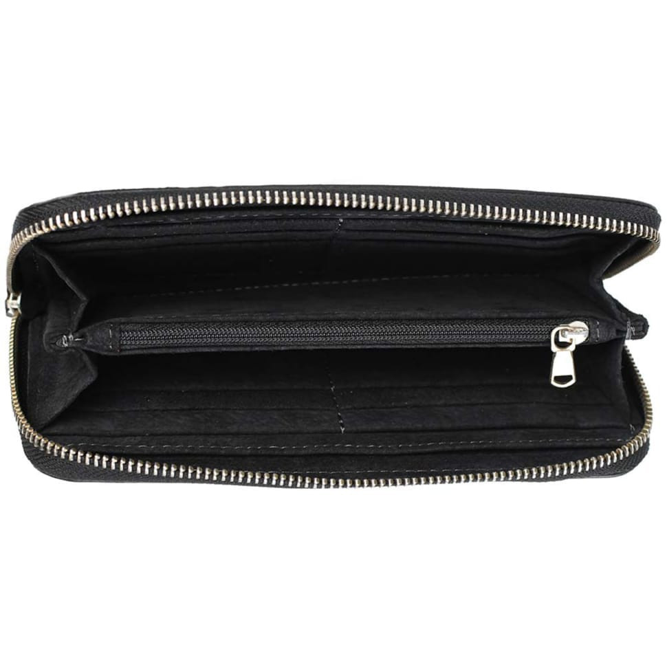 Кошелек на молнии Pazolini CP2310 черный, сафьяновая кожа — 4
