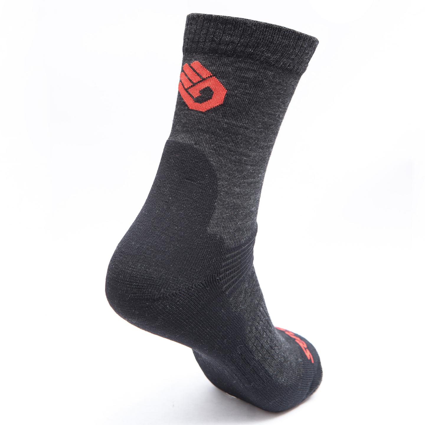 Шкарпетки Sensor Expedition Merino black/red 13200081, SU41EM-black-red-8-11 — 2