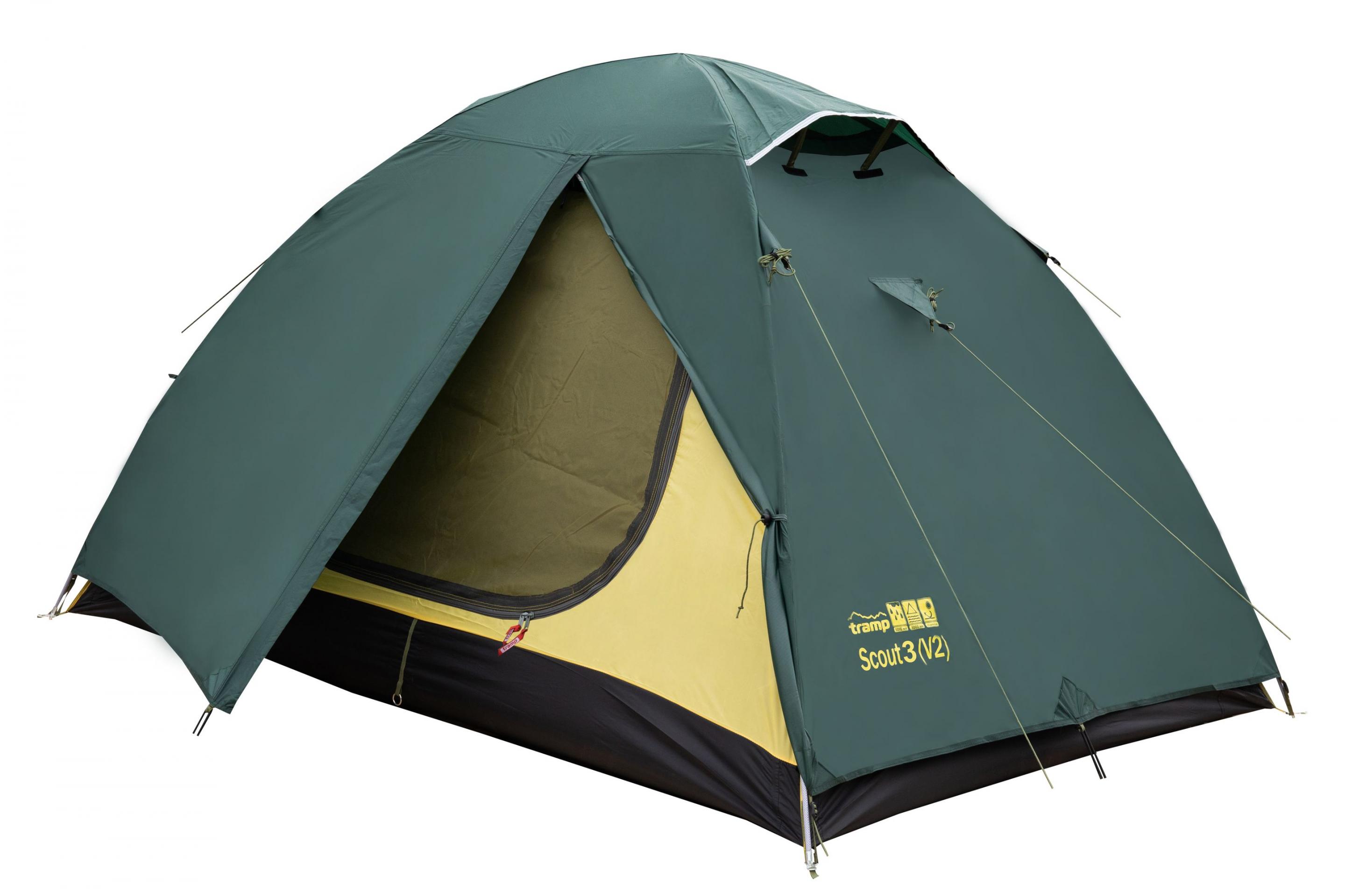 Намет Tramp Scout 3 (v2) green UTRT-056 — 2