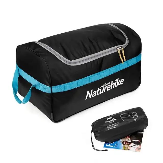 Сумка-баул для кемпінгу Naturehike 110 л NH18X027-L,  110 л чорна — 2