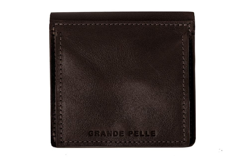 Портмоне мужское Lettera 537620 Grande Pelle шоколад — 4