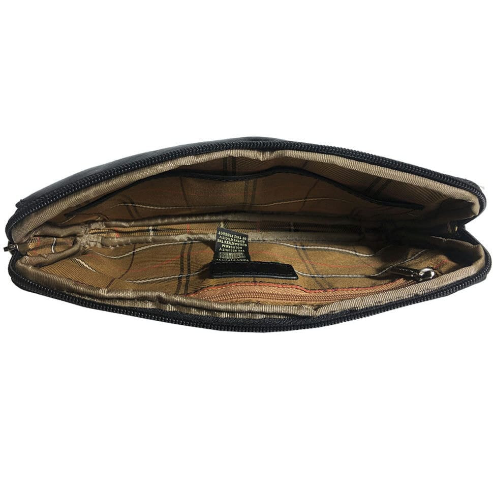 Сумка-клатч кожаная Italico 9405 nero черный — 4