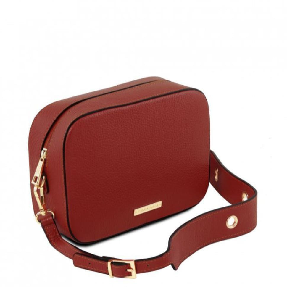Женская сумочка из натуральной кожи TL141733 TUSCANY LEATHER красная — 2