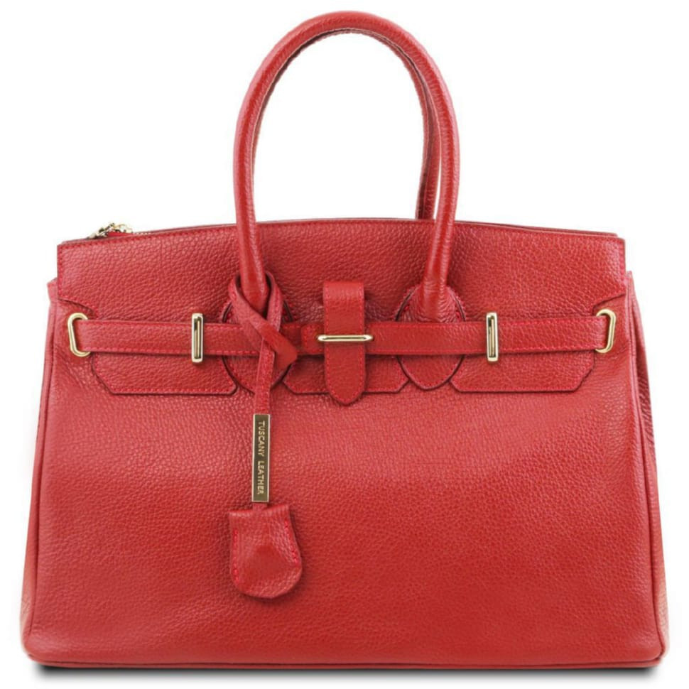 TL Bag Кожаная сумка женская Tuscany TL141529 (Lipstick Red) — 2