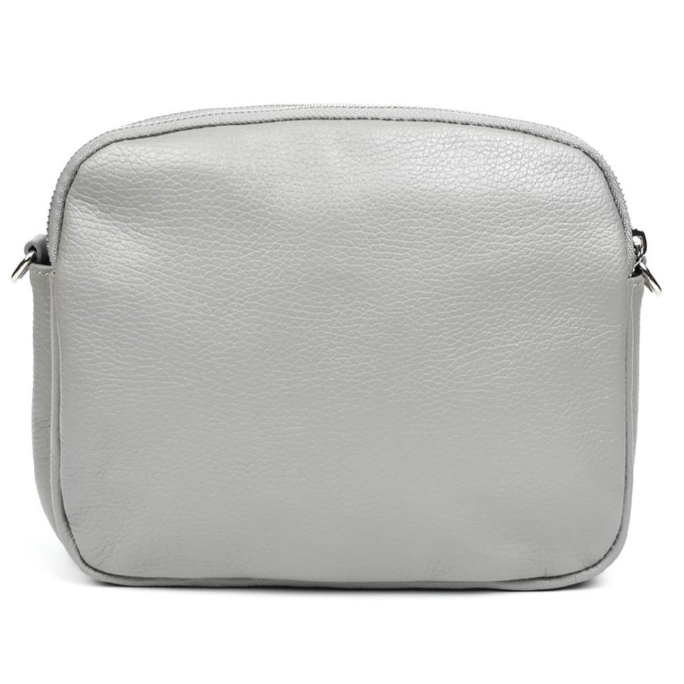 Кожаная женская сумка Virginia Conti Italy - VC02807grey серый — 4