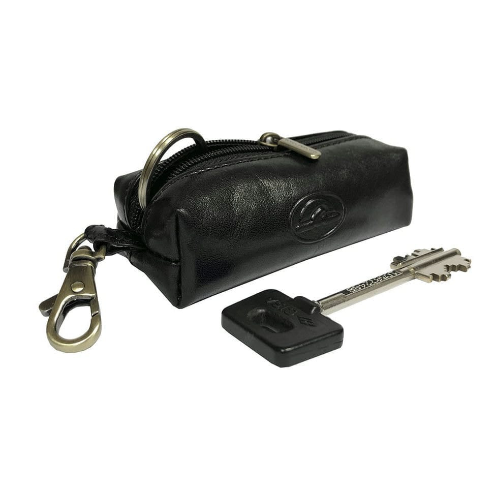 Ключница кожаная Italico 109 nero черный — 2