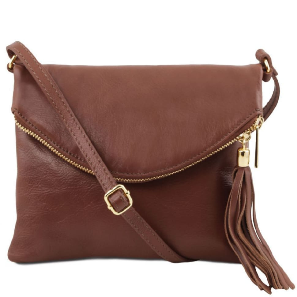 Женская кожаная сумка Tuscany Leather Young Bag TL141153 (Коричневый) — фото 1