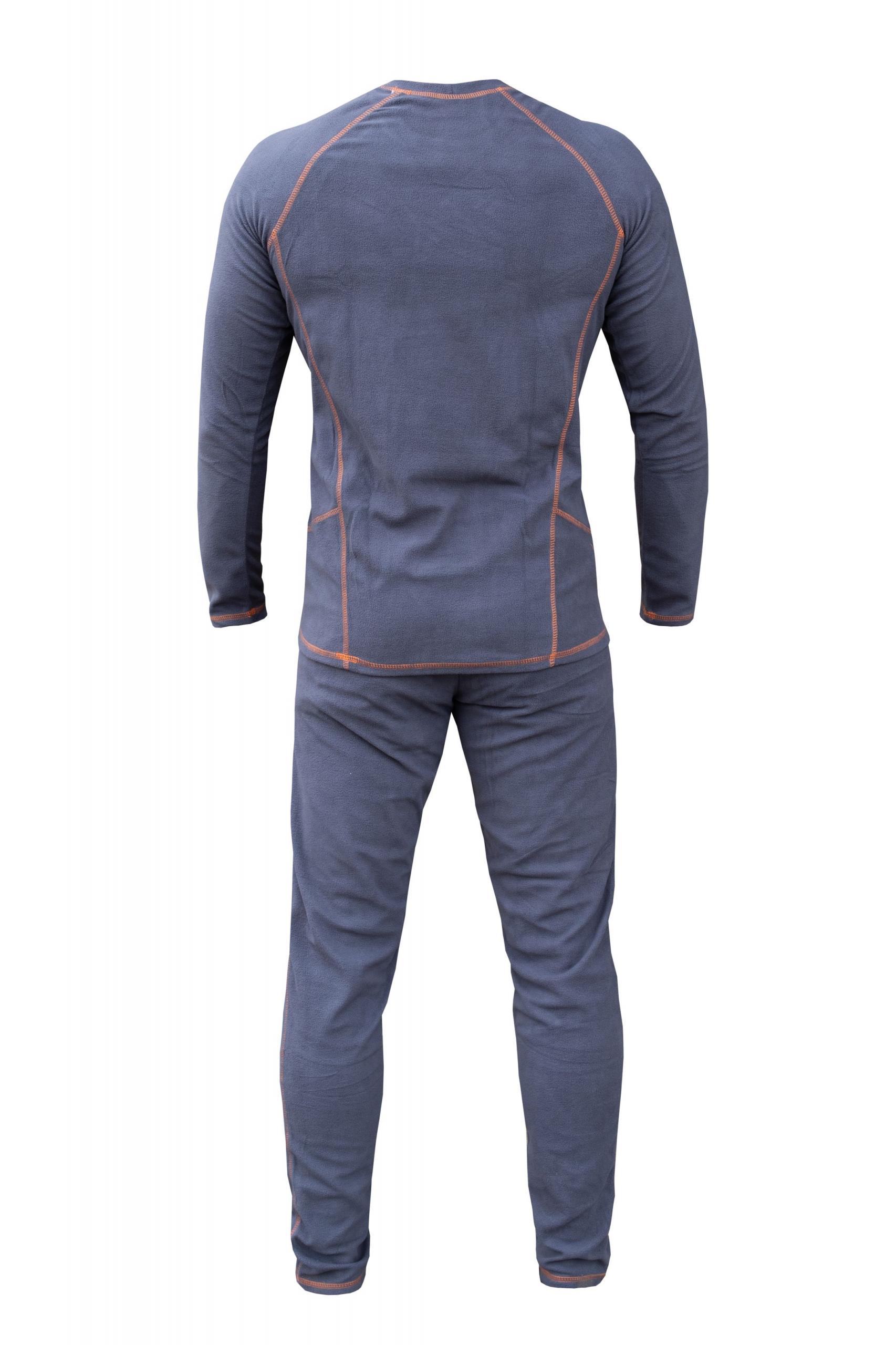 Термобілизна чоловіча Tramp Microfleece комплект (футболка+штани) grey UTRUM-020, UTRUM-020-grey-3XL — 2