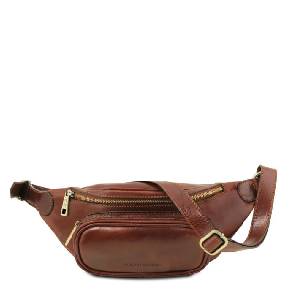 Напоясная кожаная сумка TL141797 TUSCANY LEATHER (Коричневый) — 2