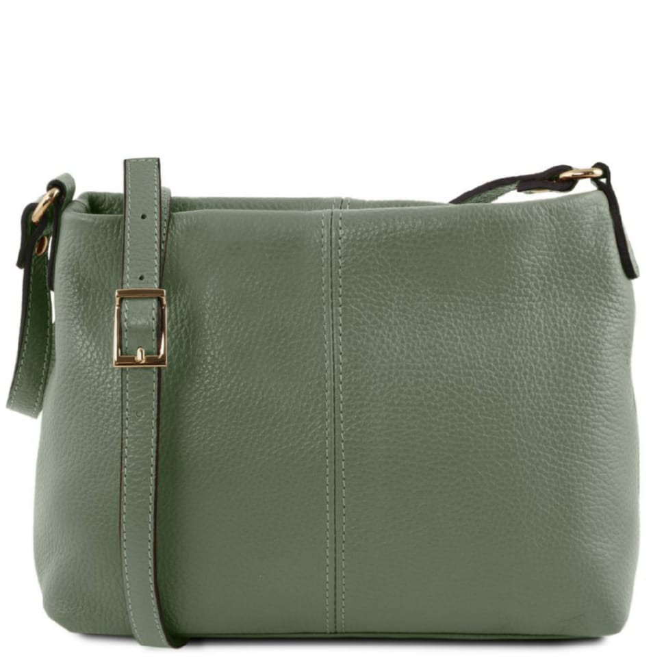 Женская кожаная сумка через плечо TL141720 Tuscany Leather (Mint Green)