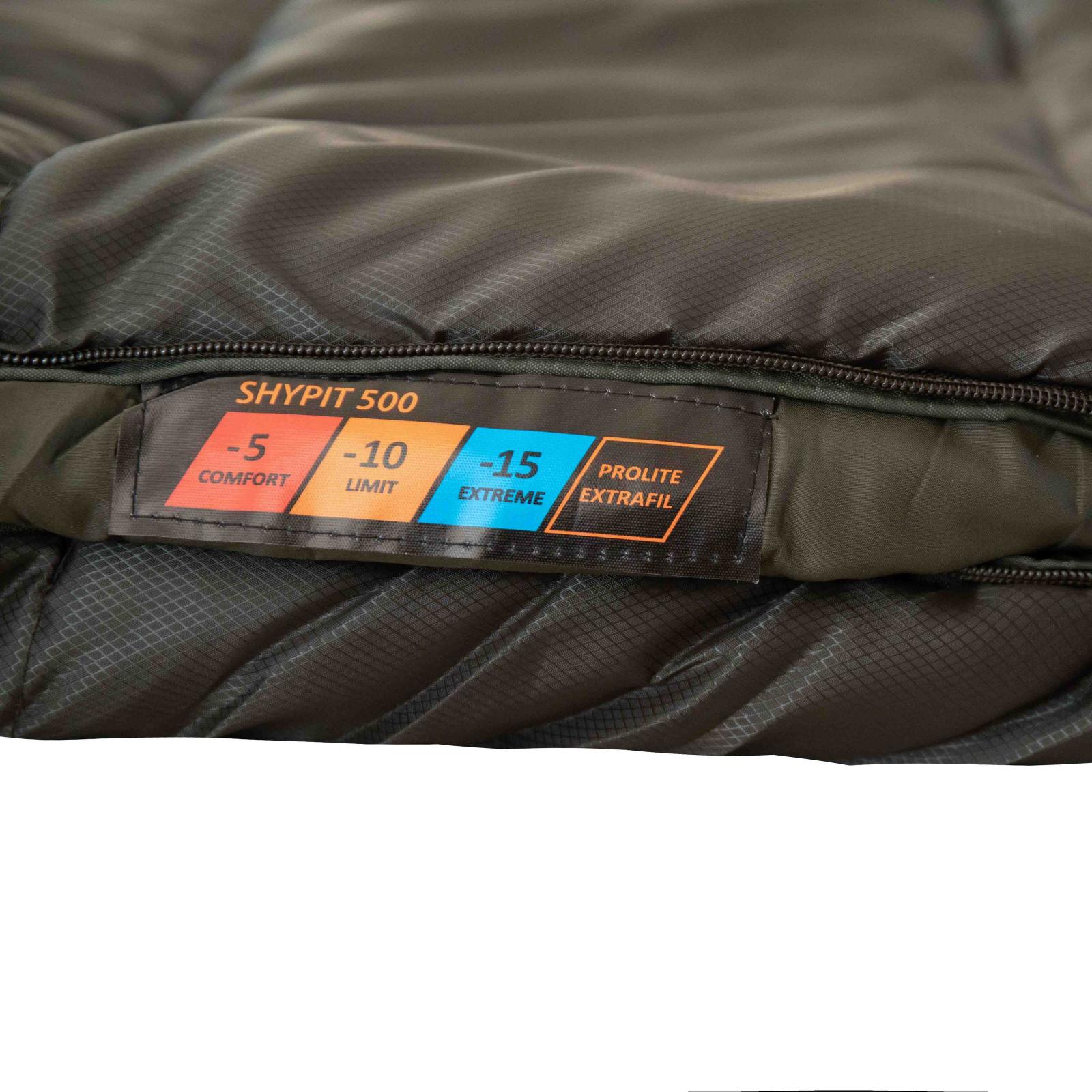 Спальний мішок Tramp Shypit 500 ковдра з капюш лівий olive 220/80 UTRS-062R — 4