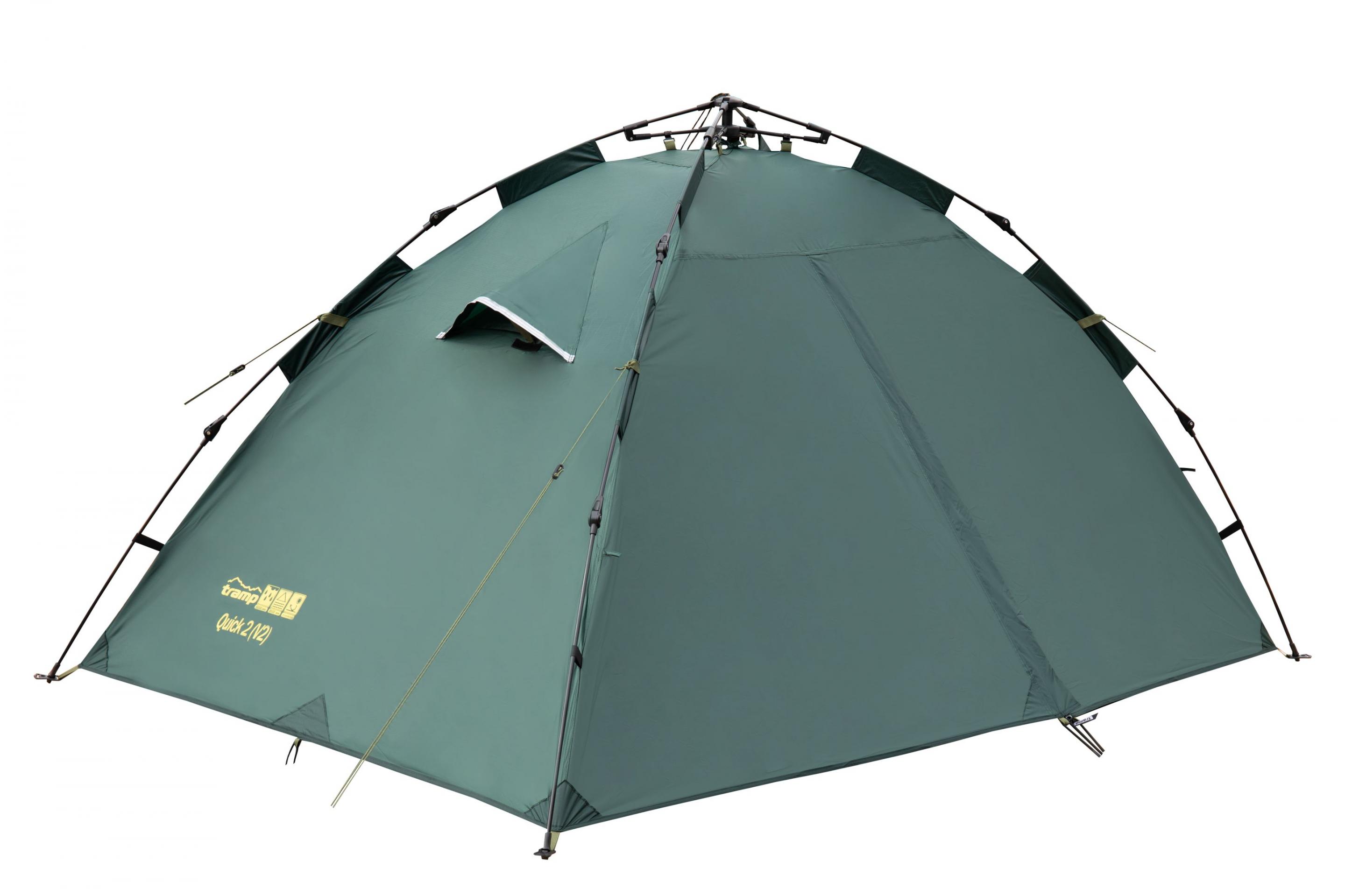 Намет Tramp Quick 2 (v2) green UTRT-096 — 3