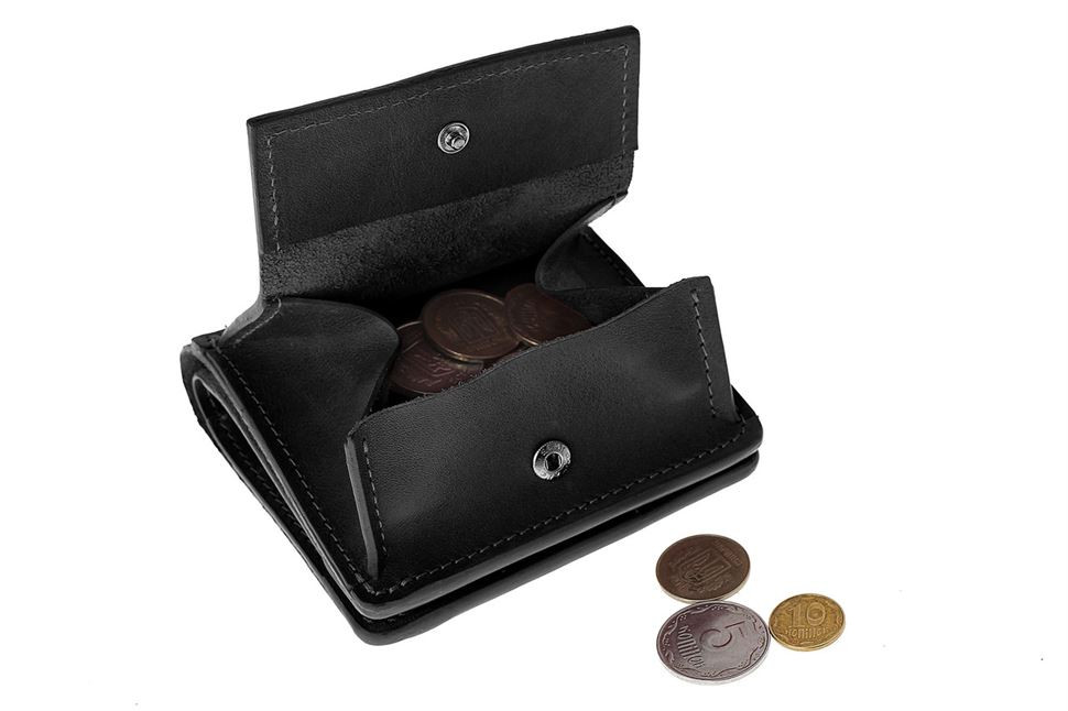 Портмоне Lettera 537610 Grande Pelle глянец черный GP — 3