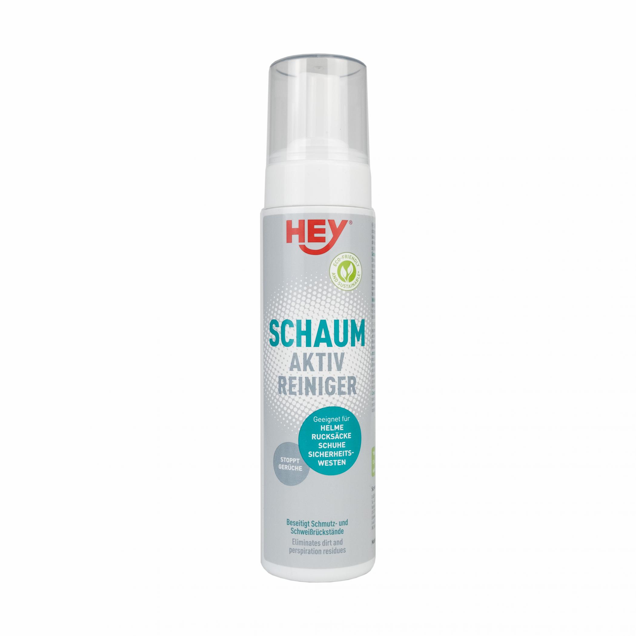 Засіб для очищення шкіри, пластику (сумки, шоломи) HeySport Schaum Aktiv reiniger (20660000-200ml)