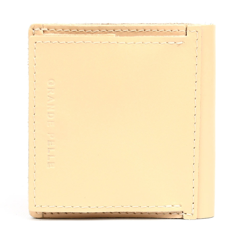 Портмоне Lettera с монетницей, бежевый Grande Pelle 537243 — 3