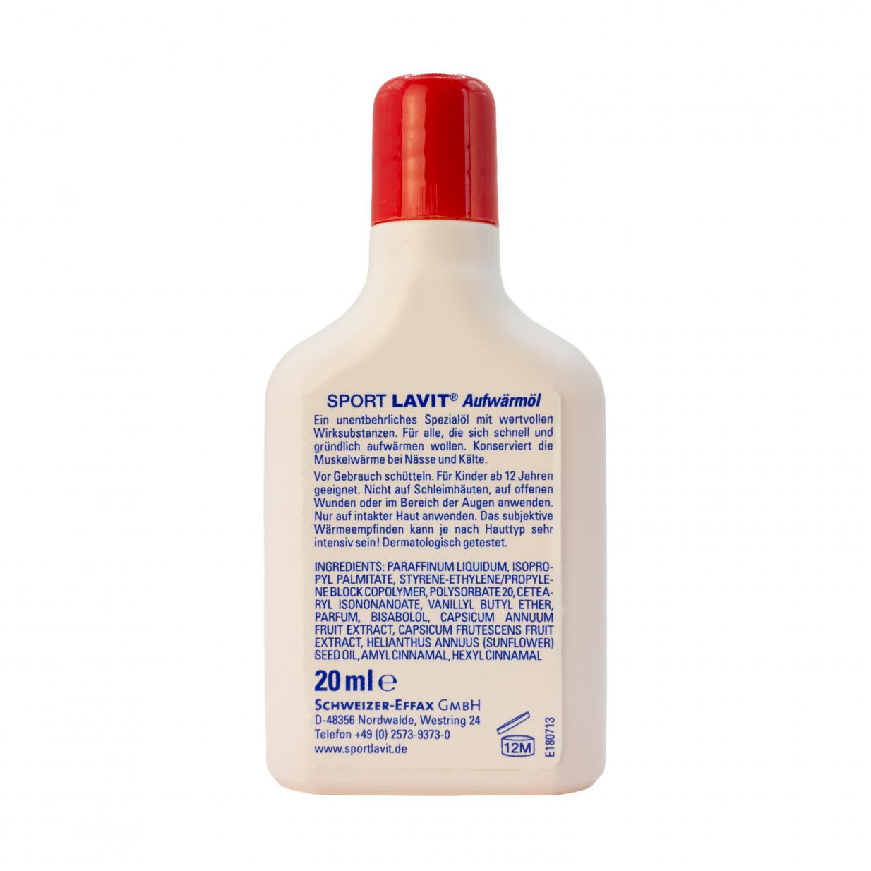 Масло для розігріву м’язів Sport Lavit Sportoil Aktiv 20ml Mini — 2