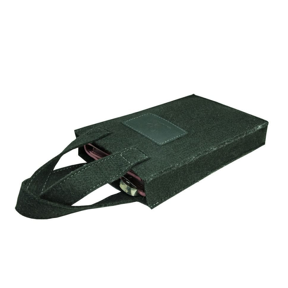 Женский клатч Grande Pelle 701665 223х135х30 мм глянцевая кожа  фрез — 4