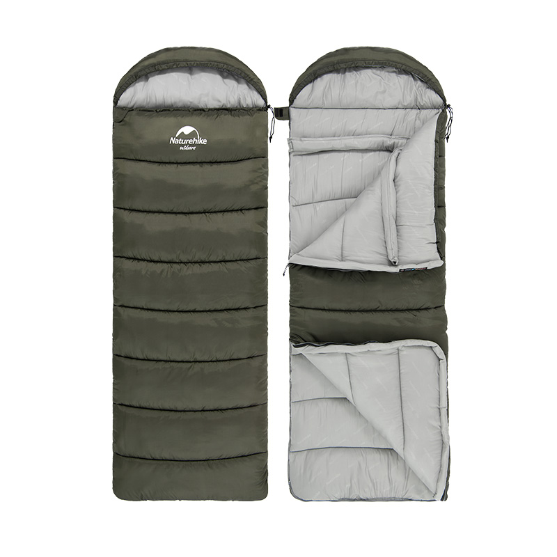Спальник з капюшоном Naturehike U350 NH20MSD07, (1°C), правий, коричневий — 3