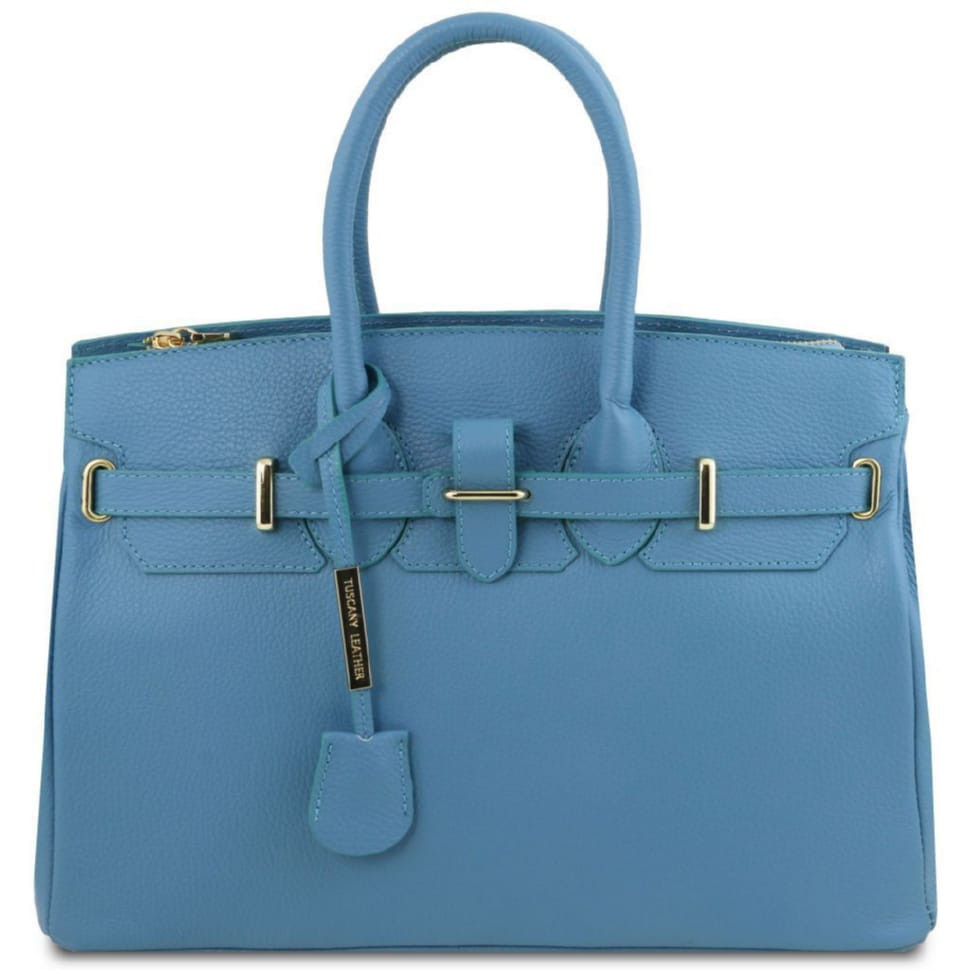TL Bag Кожаная сумка женская Tuscany TL141529 (Светло-голубой) — фото 1