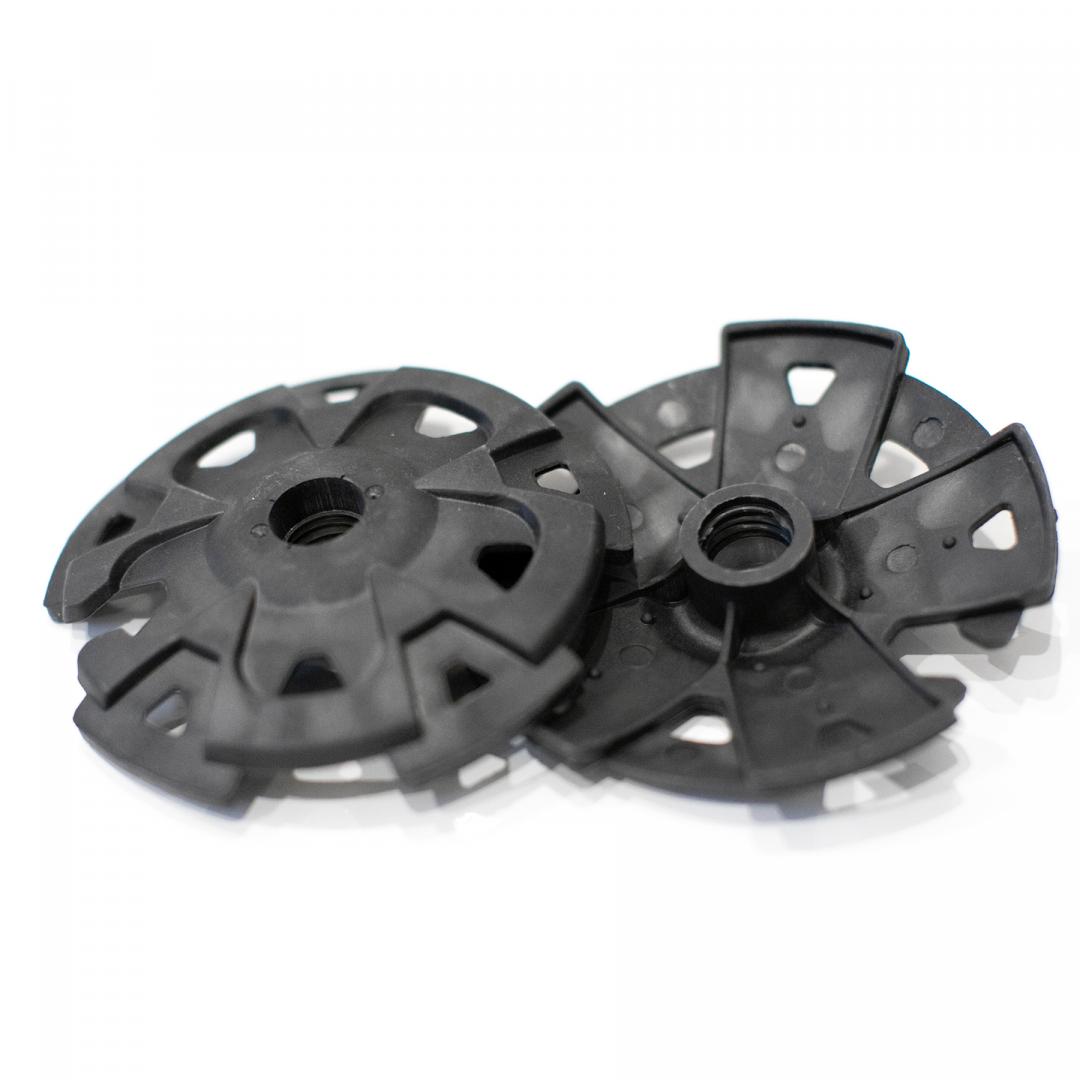 Кільця для палиць Tribe сніжні Ø 10 см (пара) T-MF-0008-black — 4
