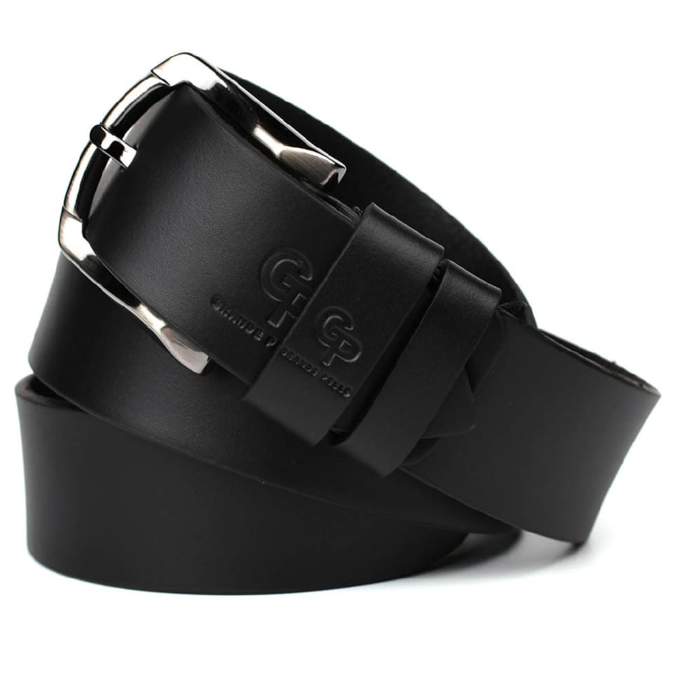 Кожаный ремень черный 40мм Grande Pelle 410508800 — 3