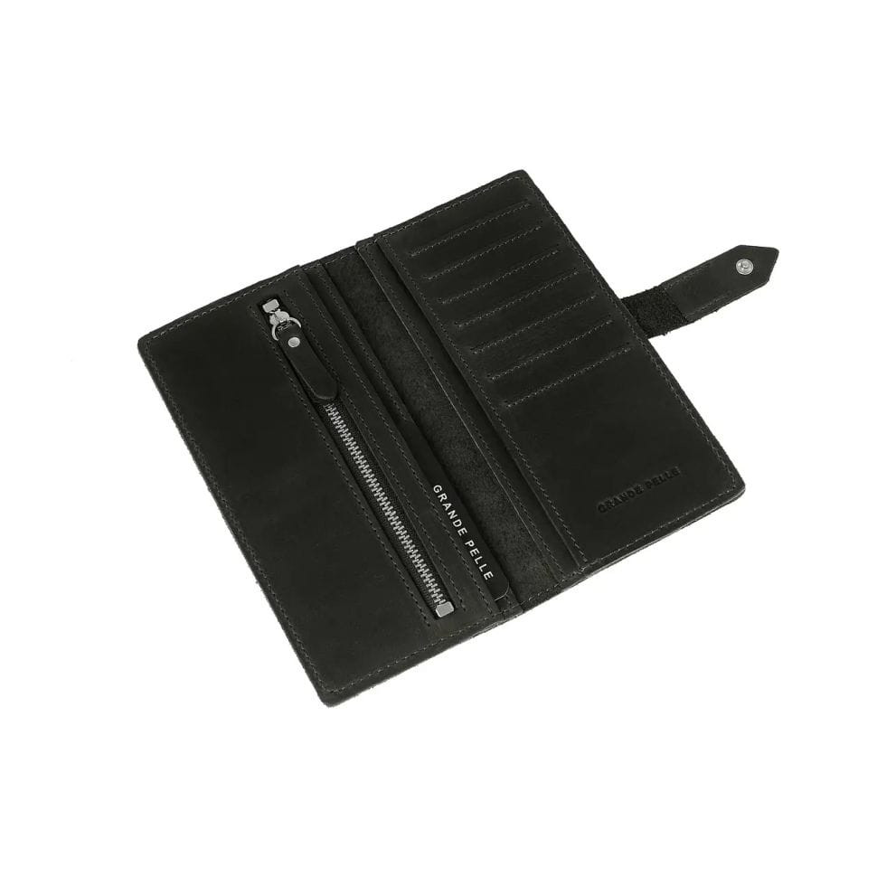 Портмоне мужское длинное Grande Pelle 523110 черное — 2