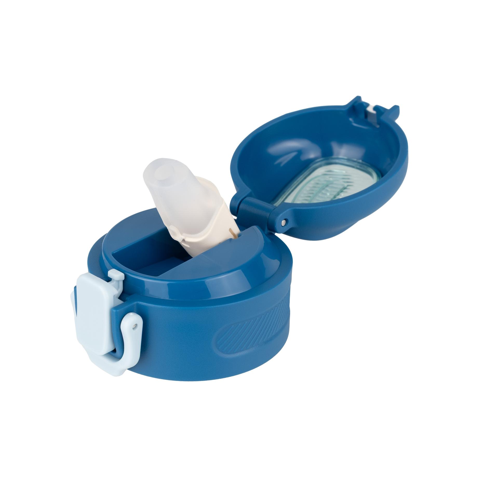Кришка для термокружки Tribe Urban 0,6 л з трубочкою T-DZ-0024-blue — 3