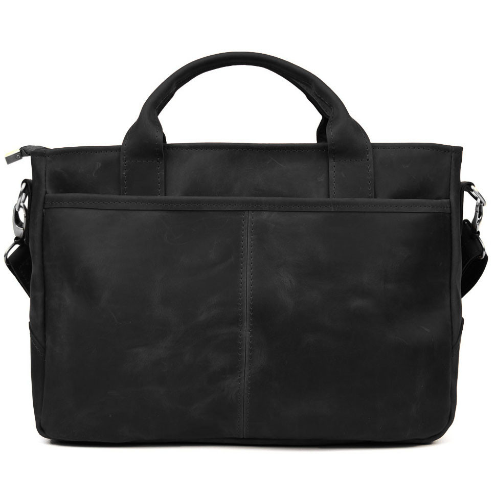Сумка-портфель мужская на плечо с ручками TARWA Черный RА-3990-3md — 3
