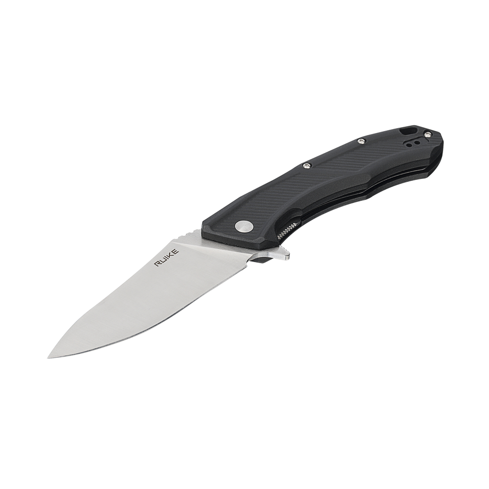 Ніж складаний туристичний Ruike D198-PB, (9.8 см) 8Cr13Mov / PA66 GF-35 чорний — 4
