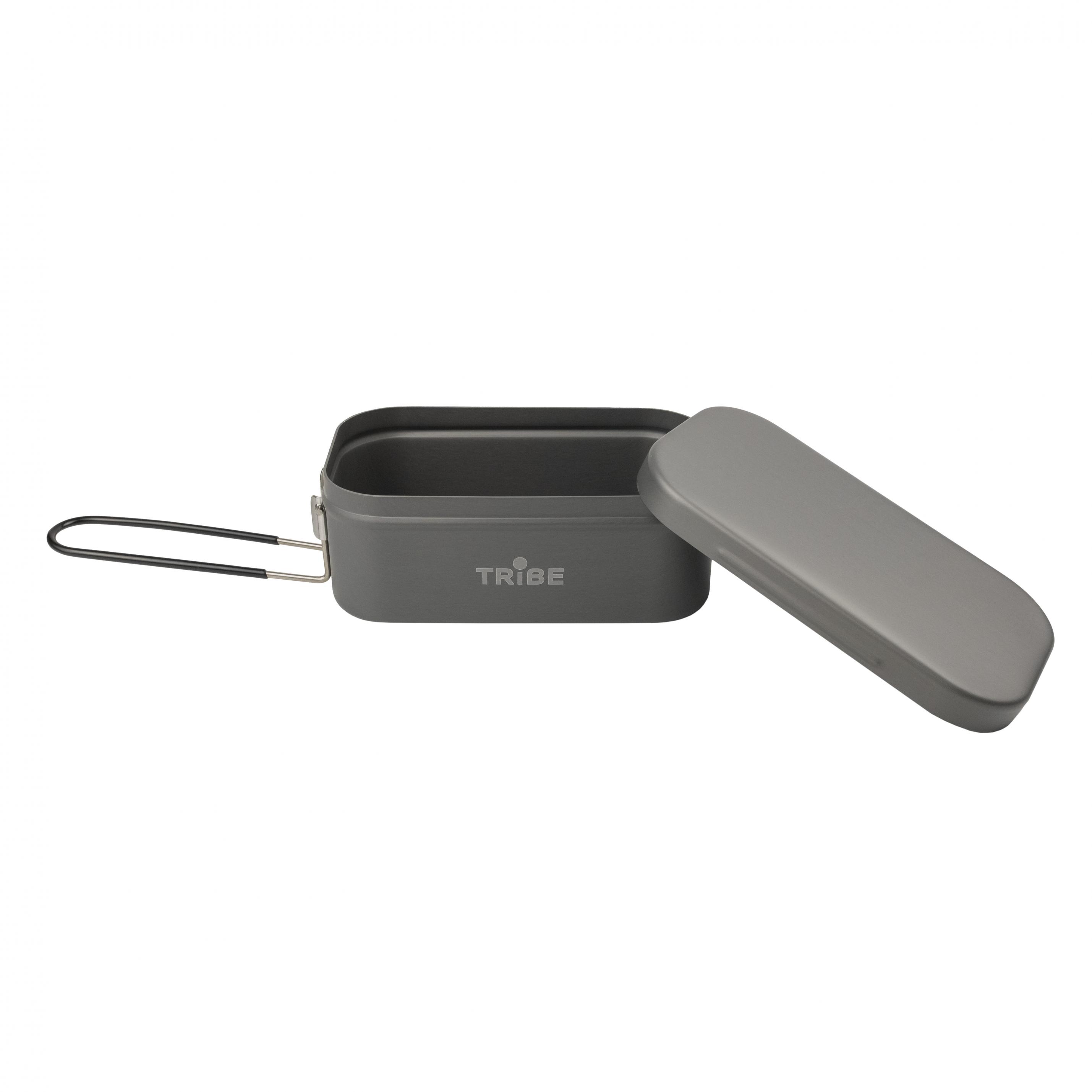 Контейнер для їжі Tribe Lunch Box Alu T-FG-0016-grey — 3