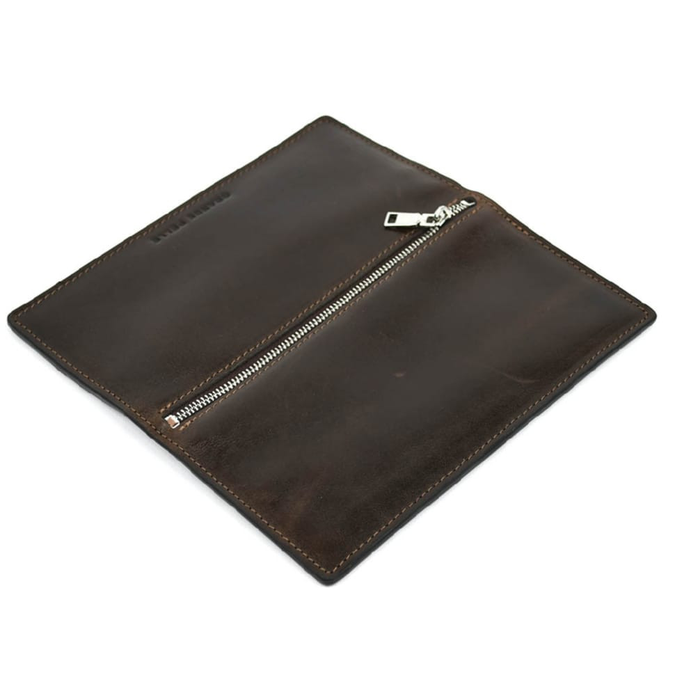 Кошелек клатч мужской кожаный на молнии Grande Pelle 520620 — 4