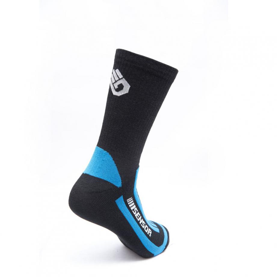 Шкарпетки Sensor Treking Merino black/blue 1065672, SU41TM-black-blue-9-11 — 3