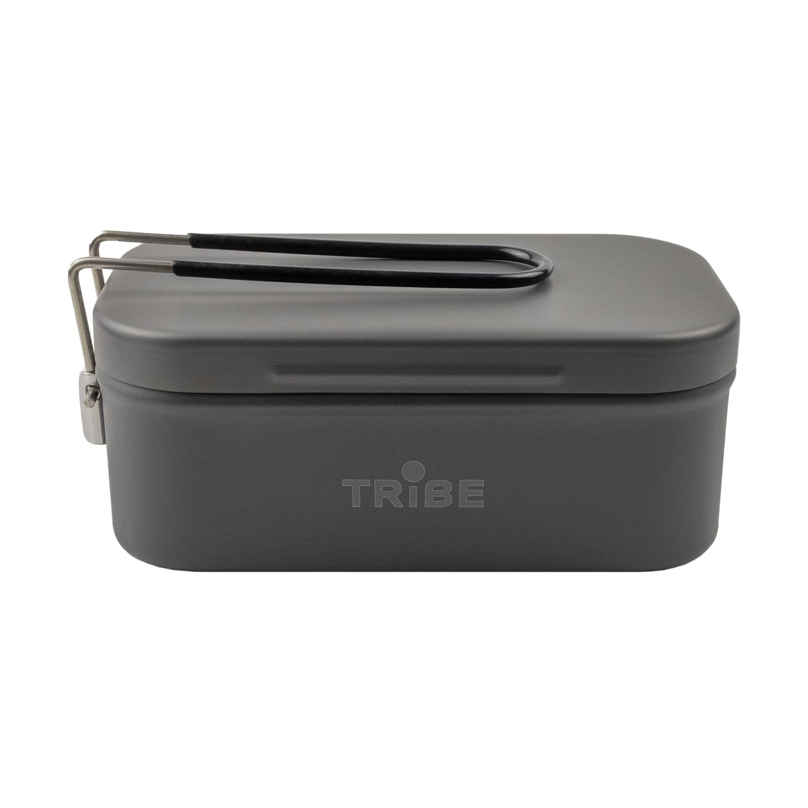 Контейнер для їжі Tribe Lunch Box Alu T-FG-0016-grey — фото 1