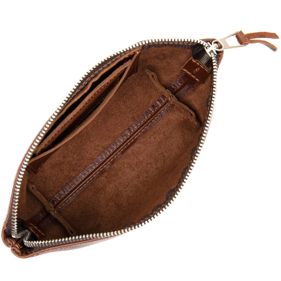 Косметичка несессер Grande Pelle 805623 терракот — 4