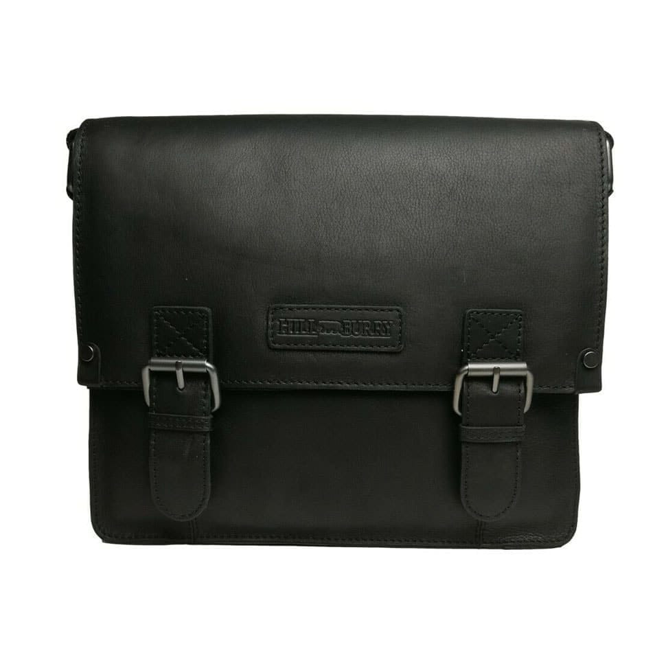 Мужская сумка планшет черного цвета Hill Burry HB4091A — 4