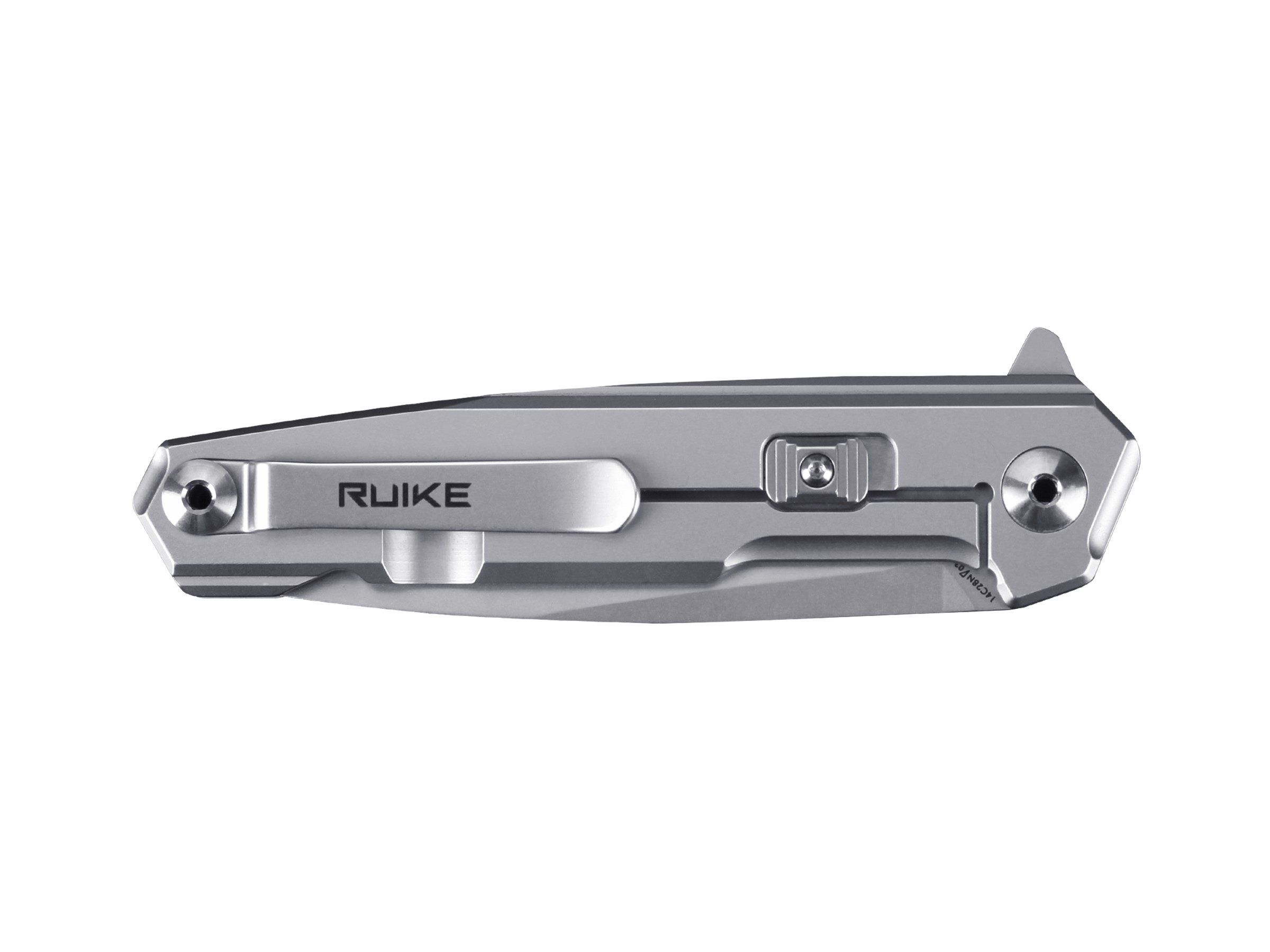Ніж складаний туристичний Ruike P875-SZ, (8.9 см) 14C28N / steel 420 сірий — 2