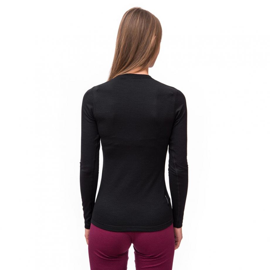 Термофутболка жіноча Sensor Merino DF LS black 15100029, SW11M-black-XL — 4