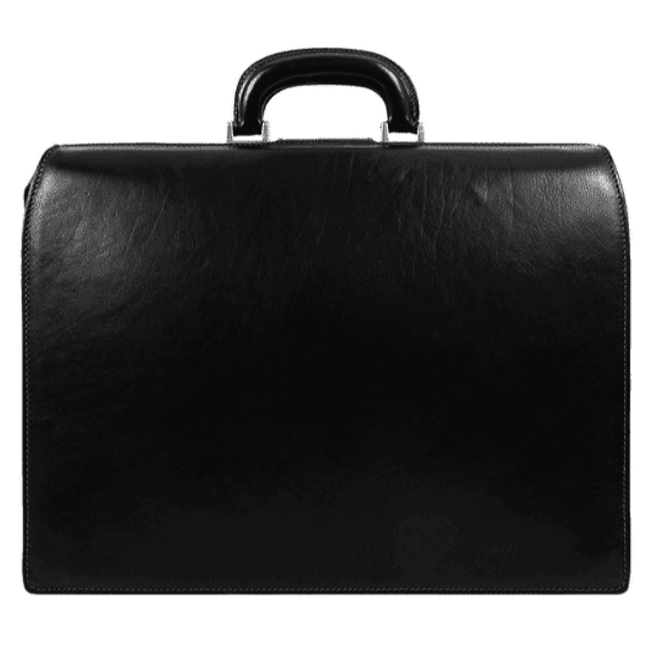 Большой кожаный портфель - The Firm - черный Time Resistance 5216501 — 4