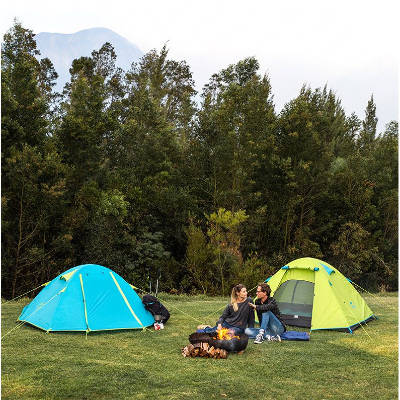 Намет чотиримісний Naturehike P-Series NH18Z044-P 210T/65D, блакитний — 4