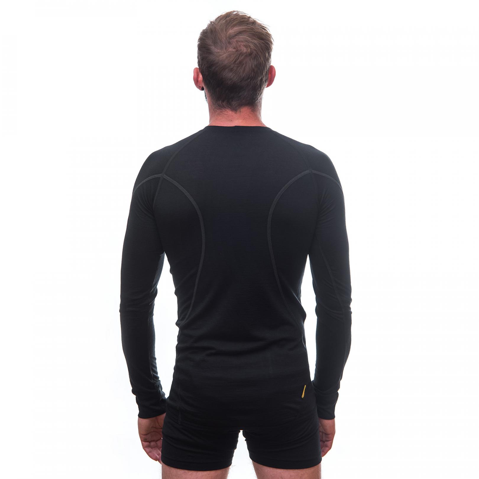 Термофутболка чоловіча Sensor Merino Active LS black 11109033, SM11MA-black-XXXL — 4