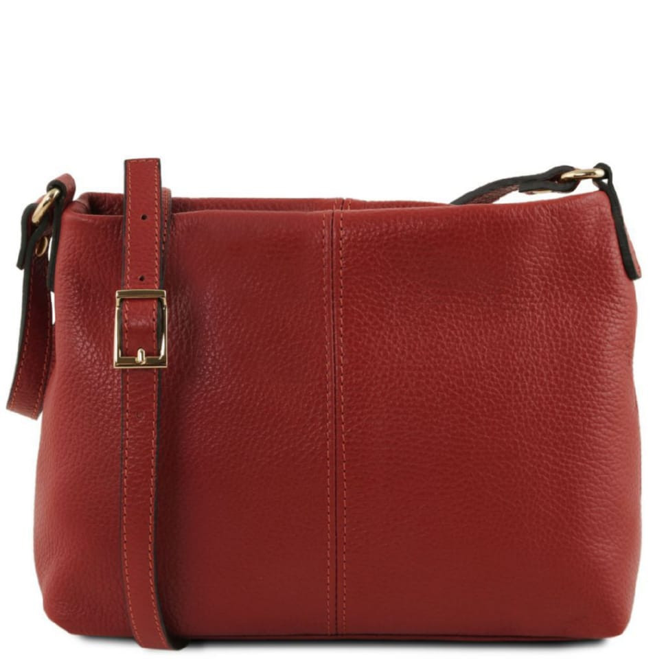 Женская кожаная сумка через плечо TL141720 Tuscany Leather (Красный)