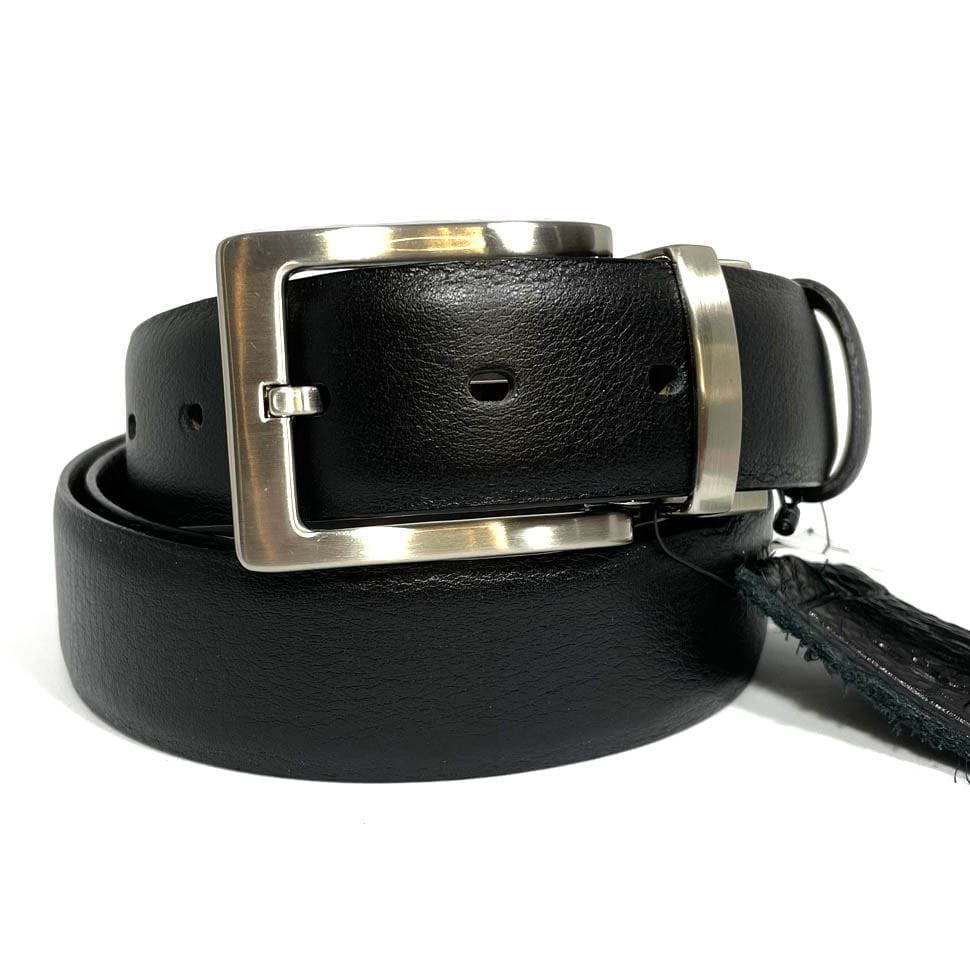 Двухсторонний ремень из кожи оленя чер\корич Sergio Tori T22629 — 3