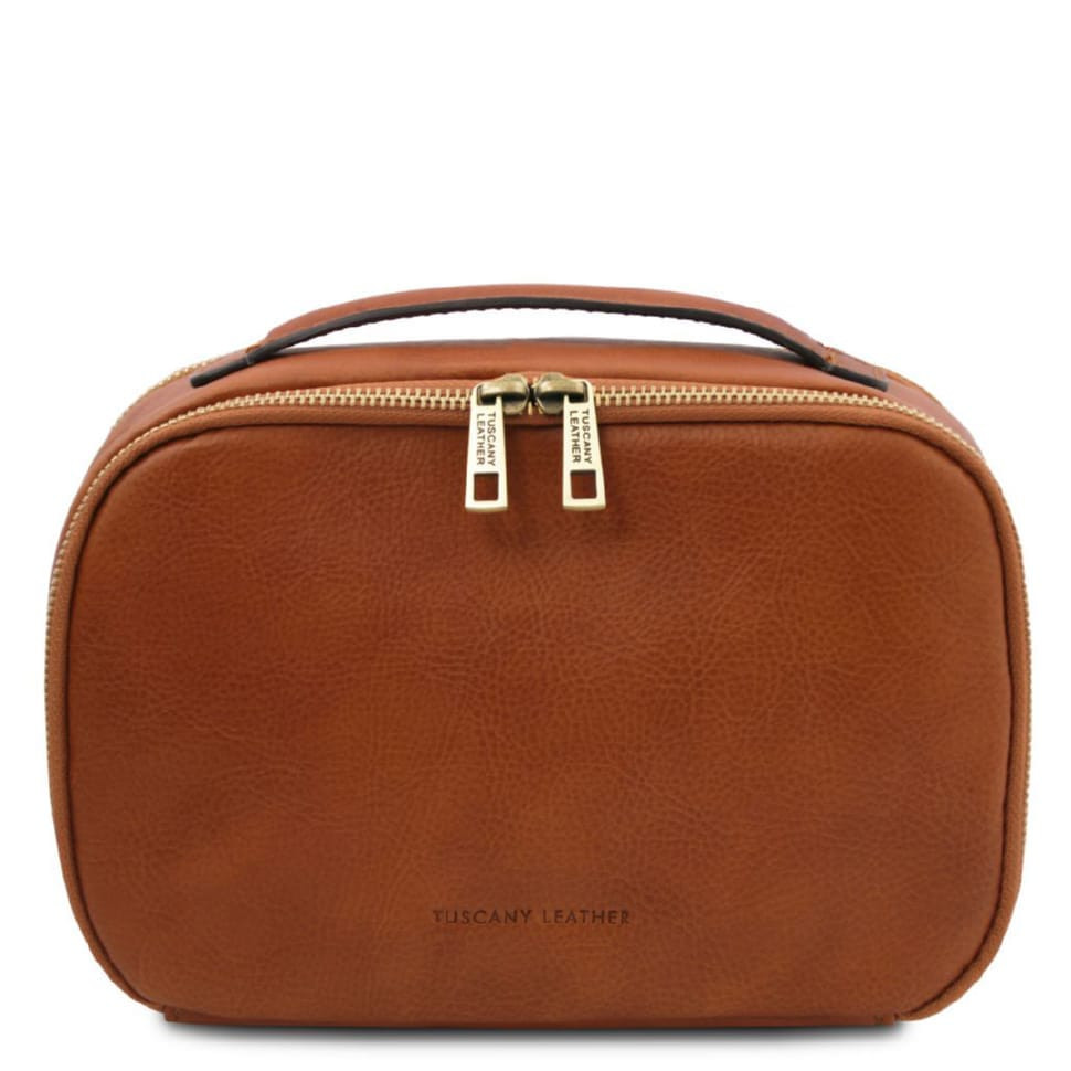 Кожаная косметичка Marvin Tuscany TL142326 (Телесный)