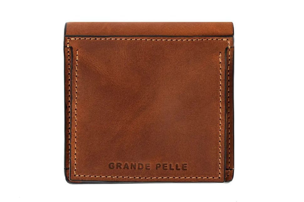 Портмоне Lettera с монетницей, терракот Grande Pelle 537123 — 4